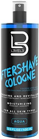 L3 Level 3 Aftershave Cologne Spray for Men, Aqua, 13.5 fl oz