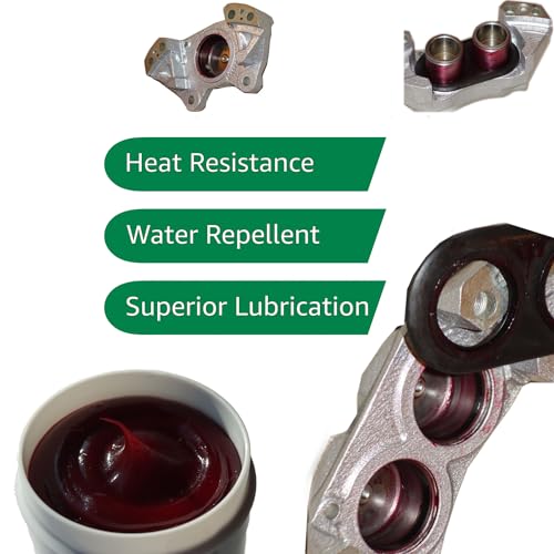 Rot Gummi Fett für Bremssattel Kolben Replica Dichtungen und Stiefel Fluid Rebuild Superb 20 ml