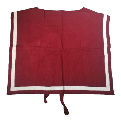 Women's Knitted Sailor Collar Sweater Scarf with Tie4