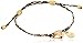 Alex and Ani "Precious Threads" Golden Shadow Galactic Swarovski Crystal Soul Blue Braid 14k Bracelet