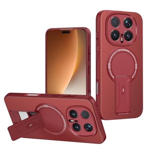 Case �Ή��@�� for Honor Magic8 Pro �yTPU+PC�z�}�O�l�b�g�X�^���h�t���ϏՌ��X�}�z�P�[�X Red