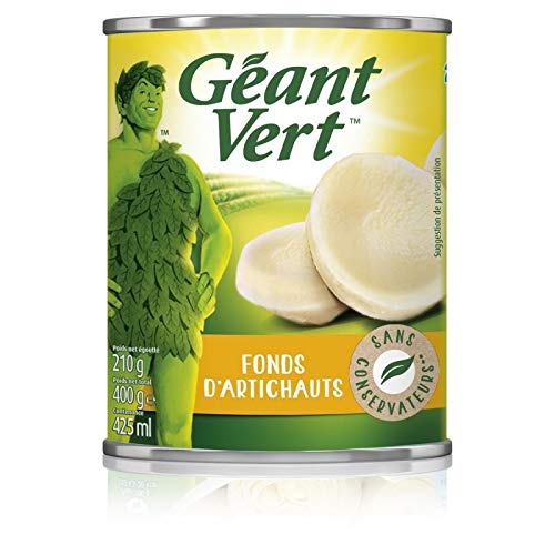 FONDS D'ARTICHAUT 210G, GEANT VERT, LOT DE 3