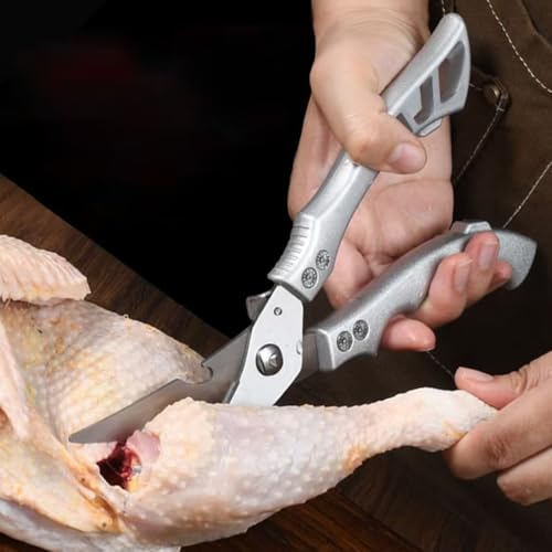 Heavy Duty Kitchen Scissors Stainless Steel Poultry Shears with Safety Lock