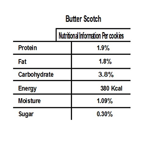 Image of Singla Butter Scotch Cookies Biscuits 350g, Cookie