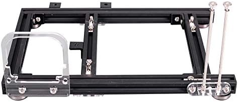 DIY Open Frame Case,Open Frame Heat Dissipation Aluminum Alloy Computer PC Case Chassis for ITX,Support ATX Ordinary Large Power Supply,Made 20x20 Aluminum Alloy Material