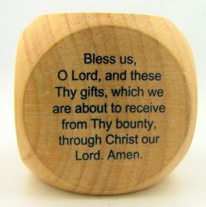 CB My Favorite Catholic Prayers Wooden Cube, 2 1/4 Inch