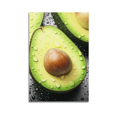 Poster avocat cuisine deco murale moderne ZHOUKEG salon 60x90 cm