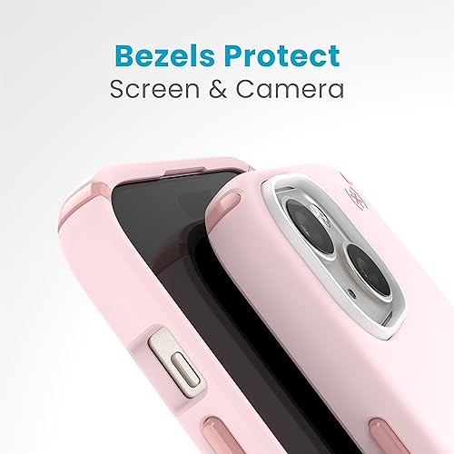 Image of Speck Pink iPhone 15 Plus Case - MagSafe Presidio2 Grip
