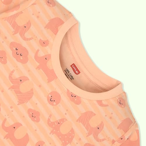 Image of LuvLap Baby Boys & Girls 100% Cotton Night Suit, Pack of 2