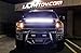iJDMTOY Xenon White 63-SMD LED Hood Bulge Accent Lighting Strip Compatible with 2014-2021 Toyota Tundra