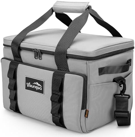 Youngoa Kühltasche Faltbar, 30L Große Wasserdicht kühlbox Thermotasche, Isoliert Auslaufsicher Picknicktasche Groß