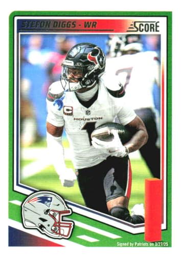 2025 Score 71 Stefon Diggs NM-MT Patriots Football Trading Card