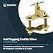 EZ-FLO 1/4 Inch (OD) Self Tapping Saddle Valve, Brass, 65801LF