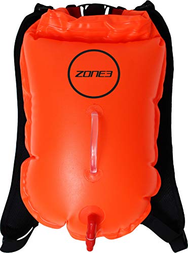ZONE3 Swim Run Rucksack Dry Bag Boje, Hi-Vis Orange, 28 Liter
