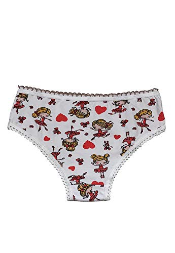 Kit 5 Calcinha Infantil Fio Penteado Macio - K5-infct005-g