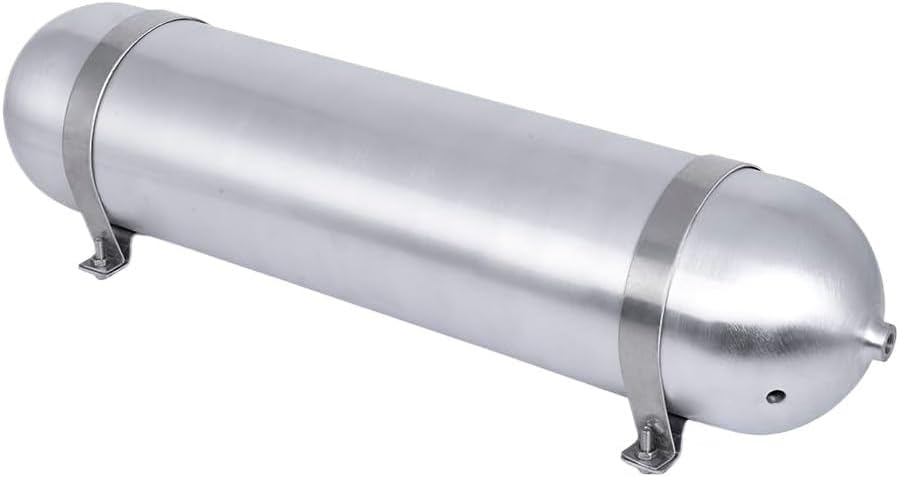 Sturdy Compressed Air Storage Tank, Suspension Kit, Suitable for Cars, Trains and Trucks(Silver)
