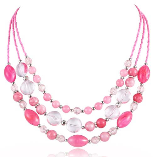 Colliers de perles épaisses superposées FULU AUTUMN pour femme chic