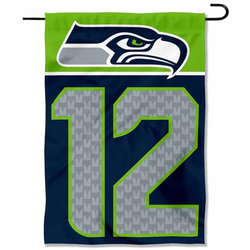 Seattle Seahawks 12th Man Decorative Yard Garden Flag