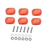 BESTonZON 6 Satz Stimmwirbel versiegelte Gitarrentuner Gitarrenmechaniken gitarren ersatzteile gitarren werkzeug Verriegelung von Gitarrentunern Mechaniken für Akustikgitarren rot