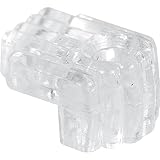 Prime-Line MP9003-25 Mirror Clips, 1/4 In. Offset, Clear, Includes Installation Fasteners (25 Pack)