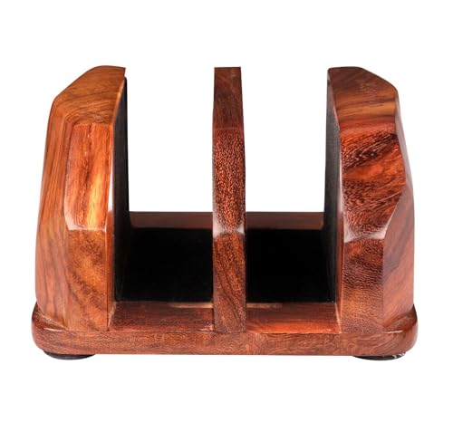 Image of Width Adjustable Vertical Laptop Stand for Desk, Laptop Holder to Dock MacBook, MacBook Pro and Other Laptops, Versatile Vertical Laptop Docking Solutions - Indian Rosewood