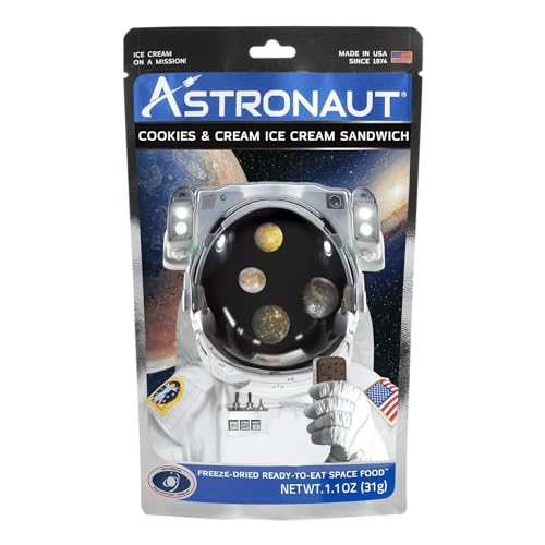 Astronaut Foods Cookies and Cream Ice Cream Sandwich