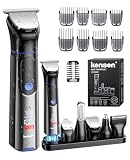 kensen Afeitadora Corporal Masculina 6 en 1, 2 Velocidades, 120 mins Uso