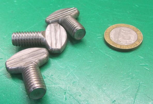 Stainless Thumb Screws FT 3/8"-16 x .750" Length, 3 Pack