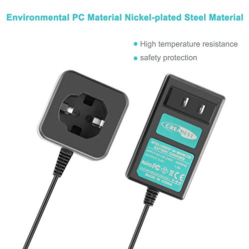 Creabest 3.6V Battery Charger Compatible with Hitachi EBM315 326263 326299 DB3DL DB3DL2 Lithium-ion Batteries