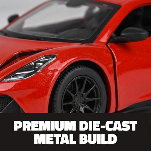 Lotus Emira Diecast Pull-Back Car Toy, 5 Inch, 12 Unidades miniatura 2