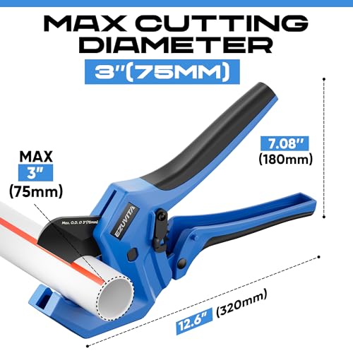 EZUVITA Ratchet PVC Pipe Cutter