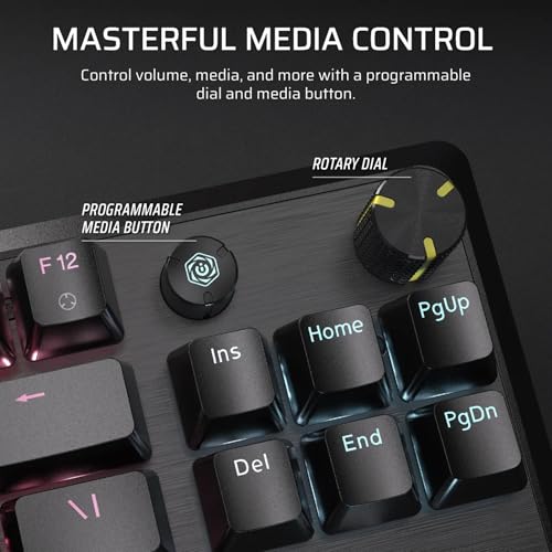 K70 CORE TKL RGB Tastiera meccanica da gioco Tenkeyless – Commutatori lineari MLX Red v2 – SOCD – Silenziazione a doppio strato – Keycaps ABS – QWERTZ DE – Nero - Tastiera gaming - Immagine 6