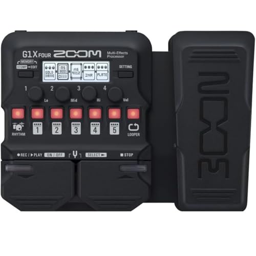 配信機器・PA機器・レコーディング機器 G1X FOUR Amazon.co.jp: ZOOM ズーム G1X FOUR ギターマルチエフェクター ペダル