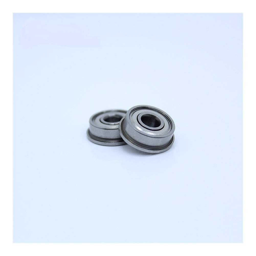 SUOFEILAIMU F694ZZ Flange Bearing 4x11x4 mm Deep Groove Ball Bearing ABEC-1 Flanged F694 Z ZZ Ball Bearings F619/4ZZ Precision Bearing 10PCS
