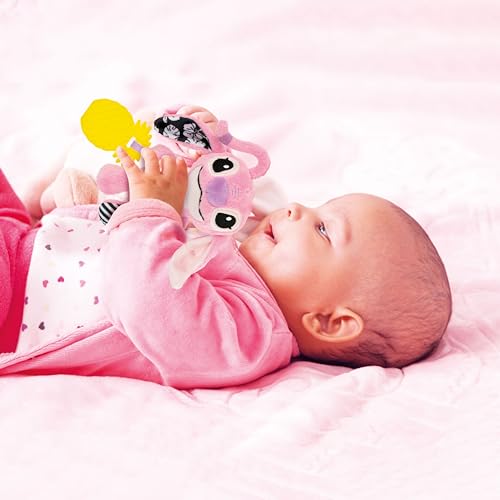 Clementoni Baby Enfant Disney Stitch-Angel Rattle, Enfants 3 Mois, Jouet D'Apprentisage Sensoriels, Multicolore - 17937 – Image 5