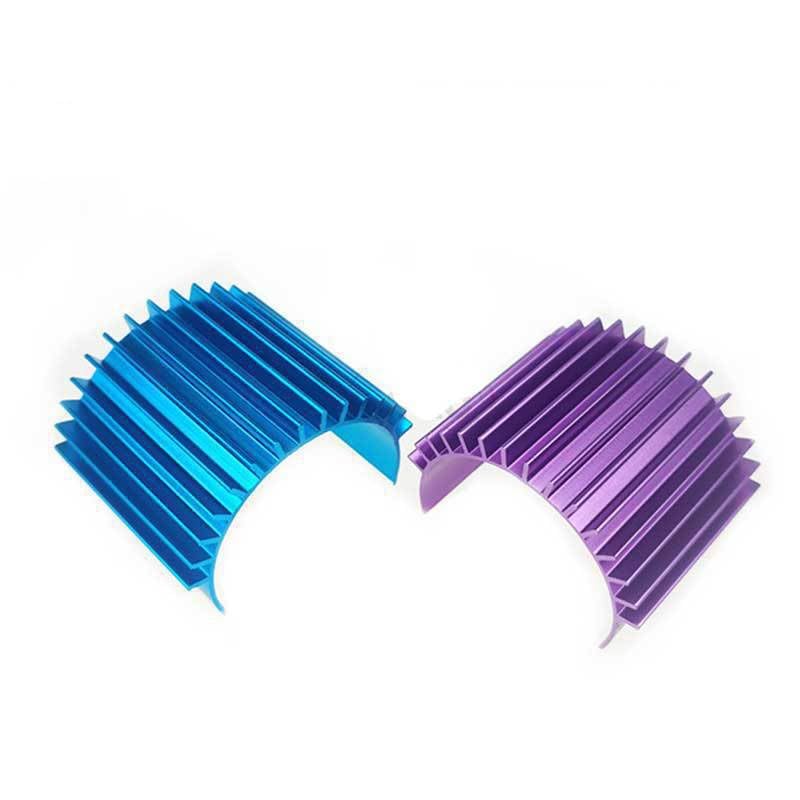 Motor Cooling Heat Sink Heatsink Top Vented 370 380 385 390 395 Size for 1/16 RC Car Buggy Crawler RC Boat(Red)