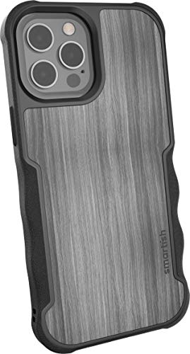 Smartish iPhone 12 Pro Max Case MagSafe, Gripzilla, Grip Cover, Woodgrain