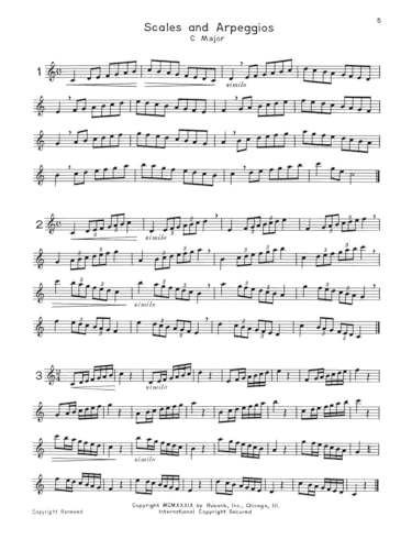 Rubank Advanced Method - Clarinet Vol. 1 - Clarinet Music Book for Teachers and Students - Easy to Read and Study Clarinet Sheet Music - Image 6