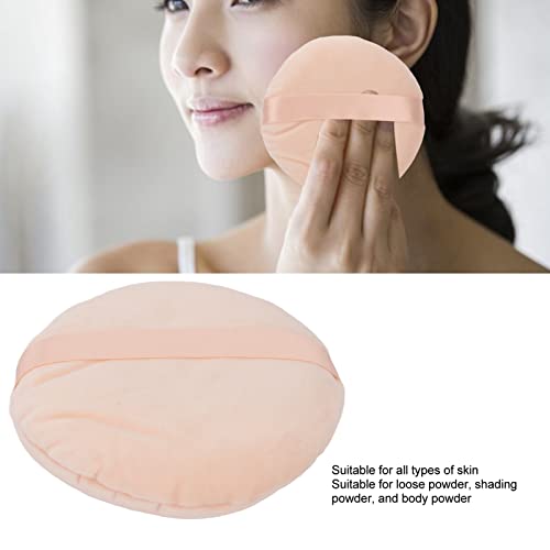 Puderquaste, Extra Große, Maschinenwaschbare Lose Puderquaste für Körperpuder (Hautfarbe)