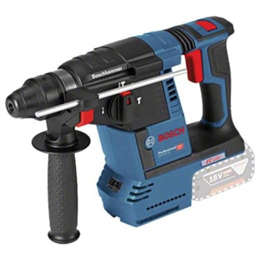 Bosch Professional 18V System GBH 18V-26 - Martillo perforador a batería (Brushless, 2,6 J, Ø máx. 26 mm, SDS plus, sin batería, en caja)