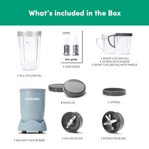 Nutribullet-PRO-900W-12-Pcs-Set-USA-1-MixerGrinderSmoothie-Maker-The-Original-Nutribullet-Food-Processor-Best-Blender-3-Unbreakable-Jars-2-Blade-Set-Wet-Dry-900W-Slate