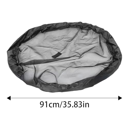 Protector de isla flotante con valla para peceras y malla protectora 3