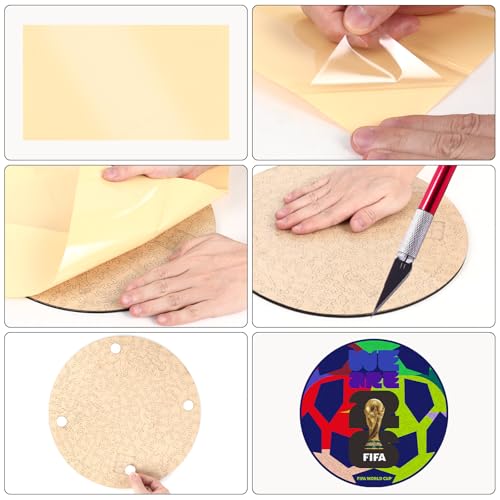 Image of FIFA 2026 World Cup Soccer Wooden Puzzle for Adults, 5MM Thick, Puzzle for Football Fans, Officially Licensed Product, 200 Pieces Irregular Shape Jigsaw Puzzles for Adults,10 x 10