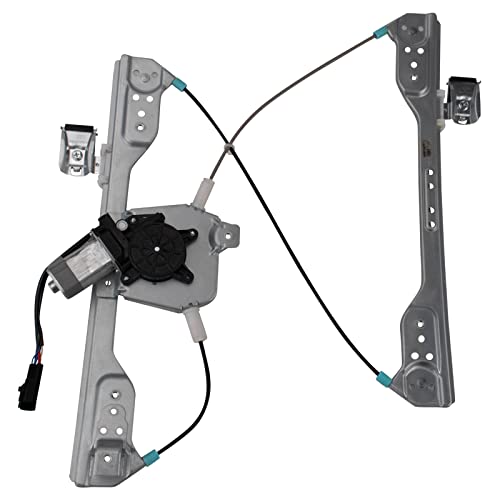 Image of TRQ Front Right Power Window Regulator & Motor Assembly Passenger Side Compatible with 2005-2010 Chrysler 300 2006-2010 Dodge Charger 2005-2008 Magnum