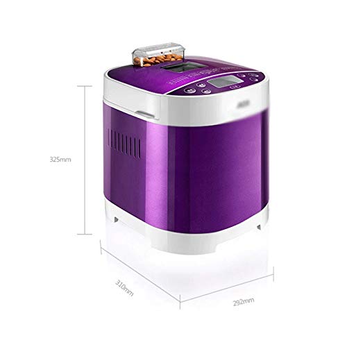 WZHZJ. Automatische Brotmaschine mit programmierbarem Brotbackautomat, Edelstahl - Brotbackautomat mit – Bild 3