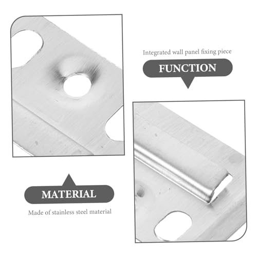 Image of DOITOOL Heavy Duty Mirror Hanging Hardware Whiteboard Mounting Clips 100pcs Wall Panel Buckle Kit