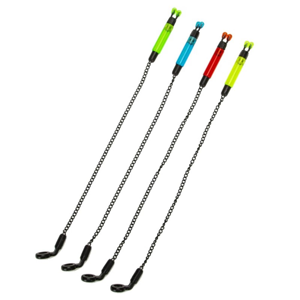 2 Détecteurs De Touche Olax Inox Vert Clair, Alarme Chaîne Pour Pêche à La Carpe