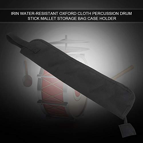 Estojo para bastão de bateria, durável e resistente à água Bolsa para baqueta Projeto com zíper Teci