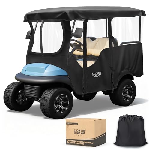 Enceinte voiturette de golf 4 places anti-pluie pour toit 240,5 cm Club Car Precedent