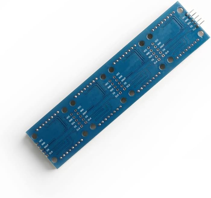 Miniatura 5 de MAX7219 Pantalla de matriz de puntos - Pantalla integrada 4 en 1, unidad de control SCM, LED, componentes electrónicos, 5V